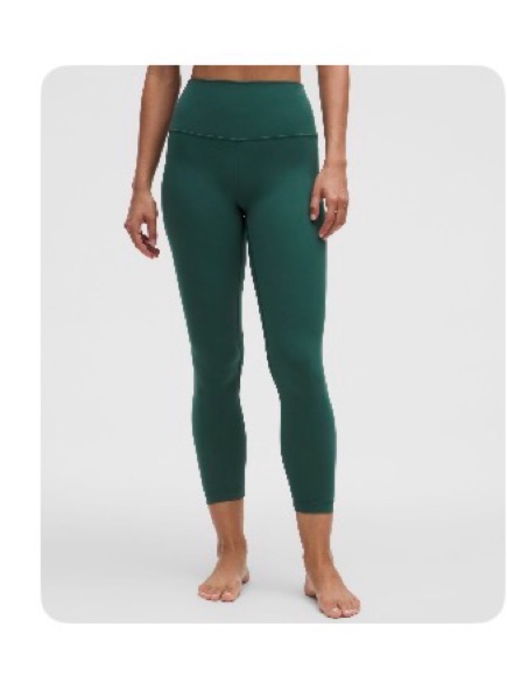 Lululemon Align High Rise Pant Leggings 25 inch Storm teal size 6